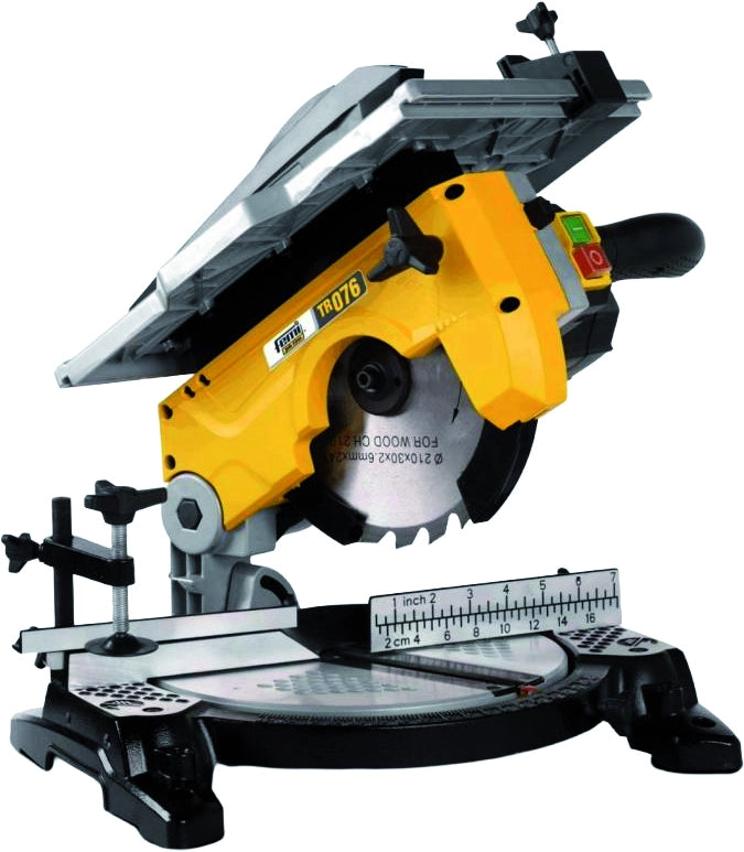 Femi TRONCATRICE PER LEGNO CON PIANETTO SUPERIORE ''TR076'' 1200 W ø 210 mm