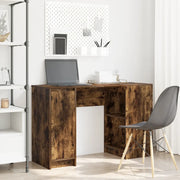 Scrivania Rovere Fumo 120x42x76 cm in Legno Multistrato 861818