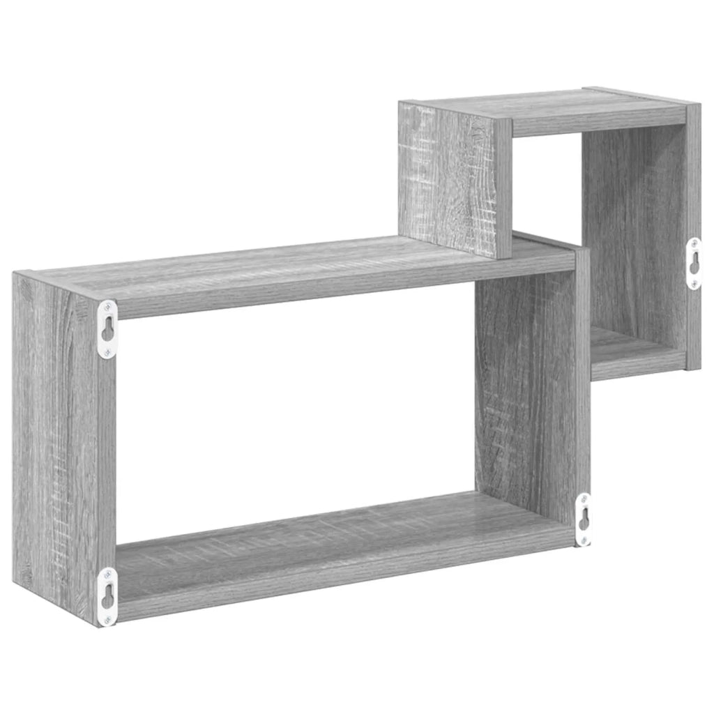 Scaffale da parete A parete Sonoma grigio 55 x 15 x 35 cm 8012113