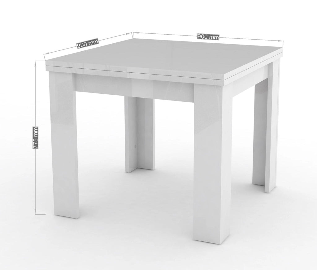Tavolo Allungabile 90x90/180x75 cm Jesi Olmo