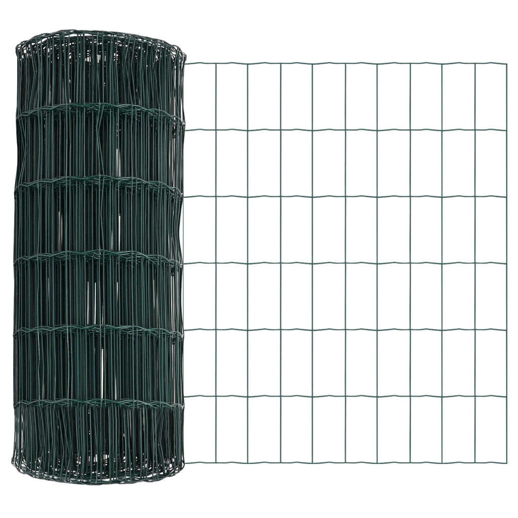 Recinzione Euro Verde 0,8x25 m Acciaio
