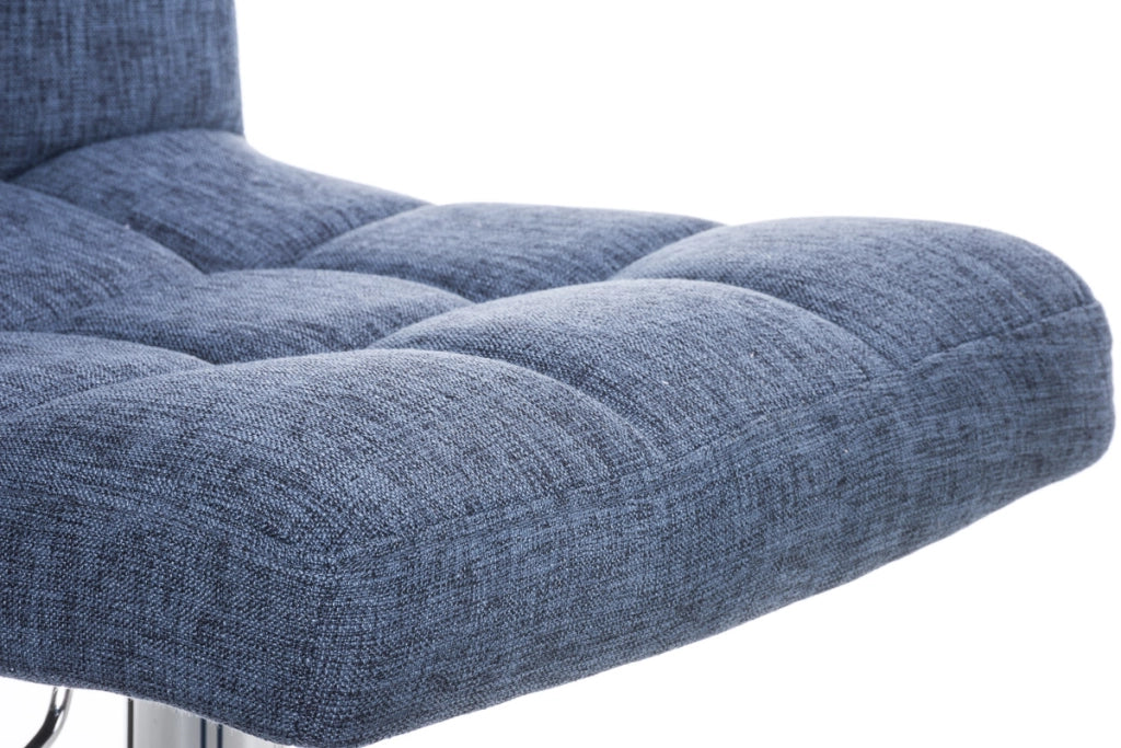 Sgabello Peru Stoffa blu
