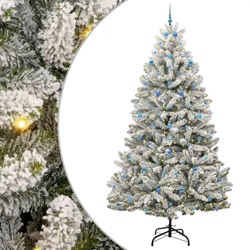 Albero di Natale artificiale con 300 LED Verde e Bianco 300 cm 3395791