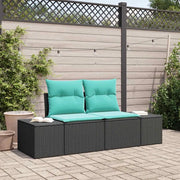 Divano da giardino con cuscino 184 x 62 x 69 cm polyrattan 42006800