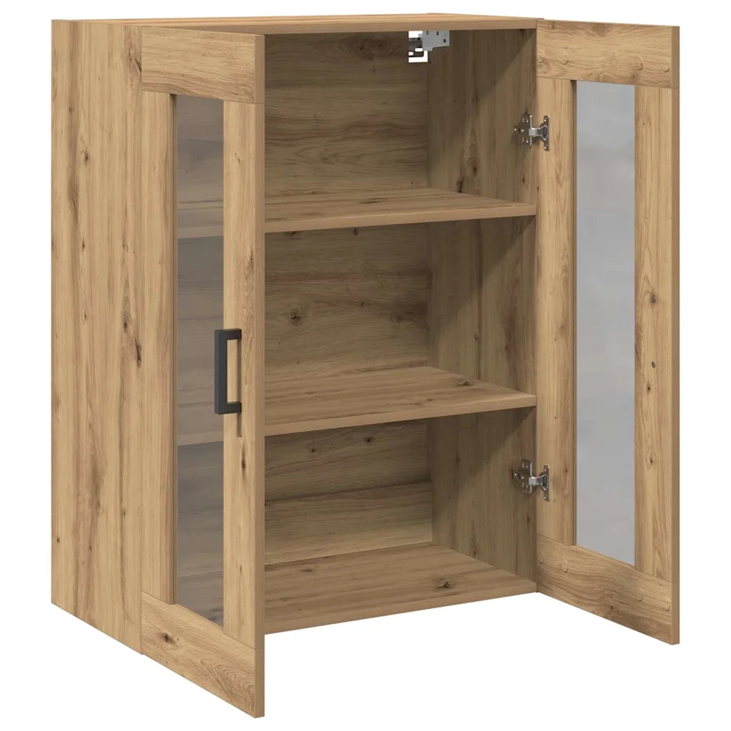 Armadietto a Muro | Mobile a Parete Rovere artigianale 69,5 x 34 x 90 cm
