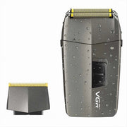 Trade Shop - Rasoio 2in1 Tagliacapelli A Batteria Ricaricabile Senza Fili Per Barba Usb V-086 -