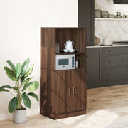 Armadietto Cucina Rovere Marrone 57x41,5x131,5 cm in Truciolato 860127