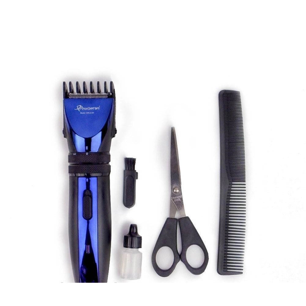Trade Shop - Tagliacapelli Geemy Gm-6103 Professionale A Batteria Ricaricabile Regola Barba -