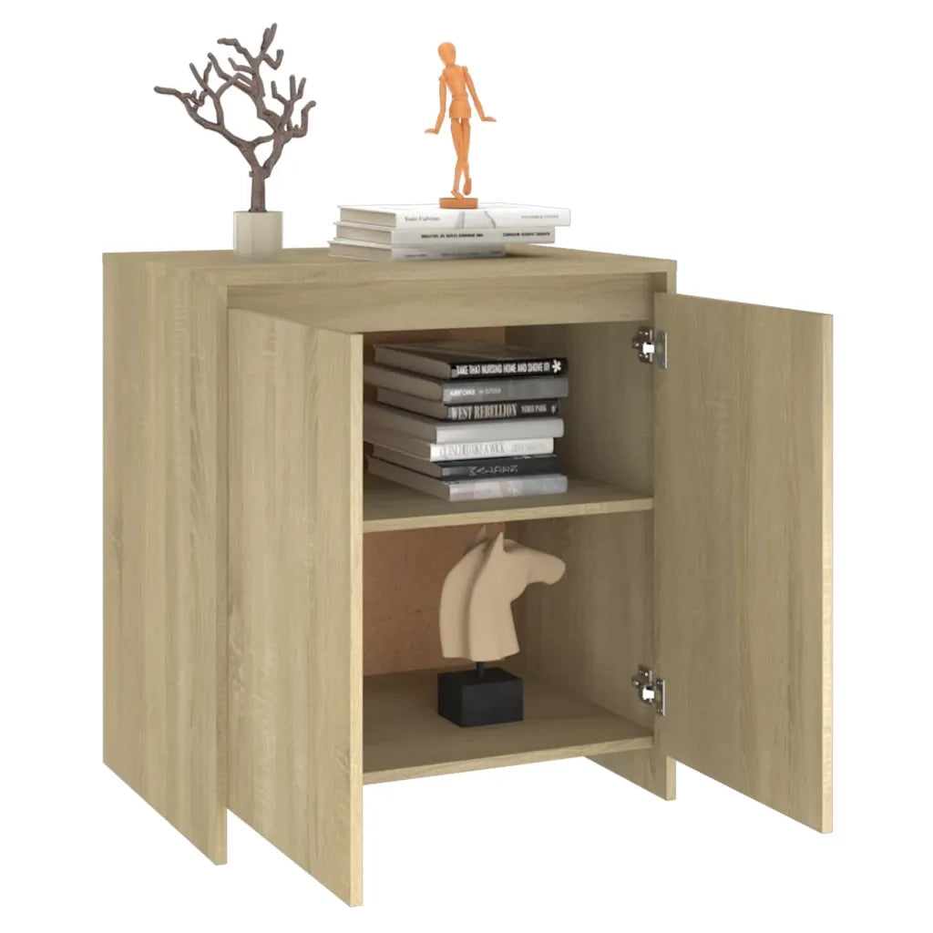 Credenza-Buffet-Armadio da cucina Rovere Sonoma 70x41x75 cm in Legno Multistrato