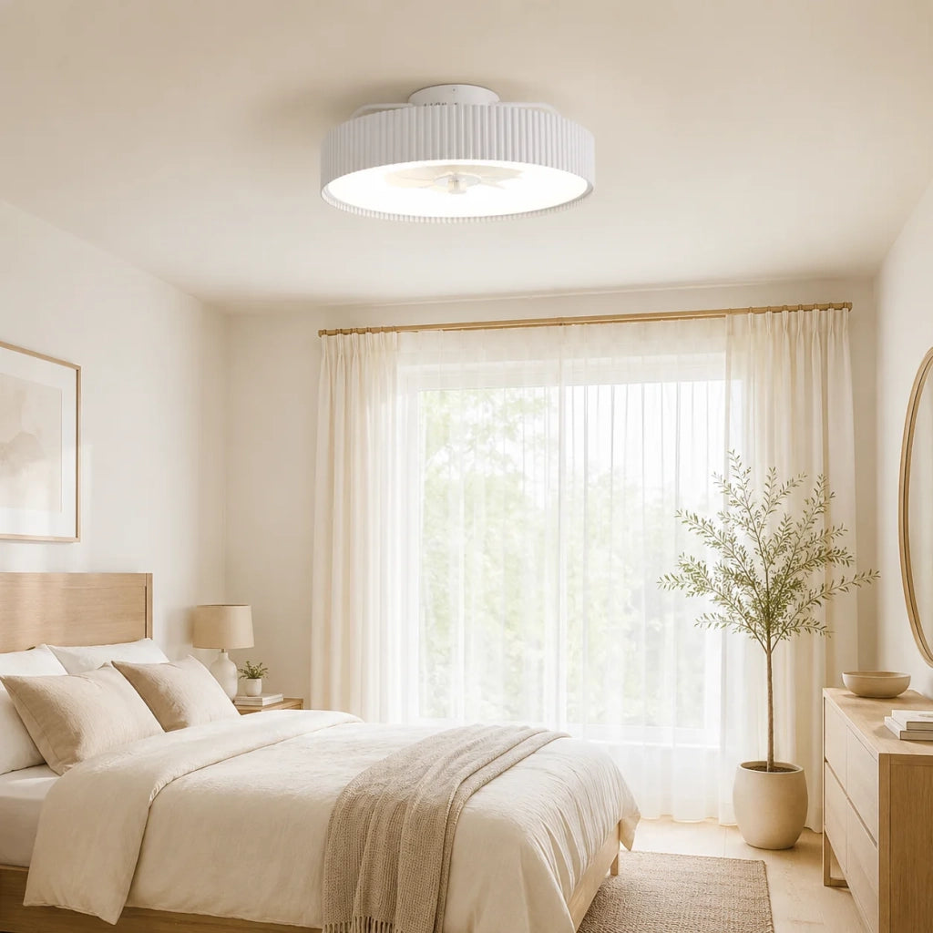Ventilatore da soffitto con luce e telecomando incluso THOMSON LILA