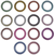 Tecnica di Nail Art a Taccuino 14 Rulli - Strisce per Unghie - Attrezzatura per Manicure DIY - Disegni Creativi per Unghie - Adesivo Autoattaccante - Materiale Sostenibile