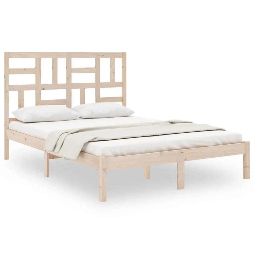 Giroletto senza Materasso Ambrato in Legno Massello 140x200 cm 3105950