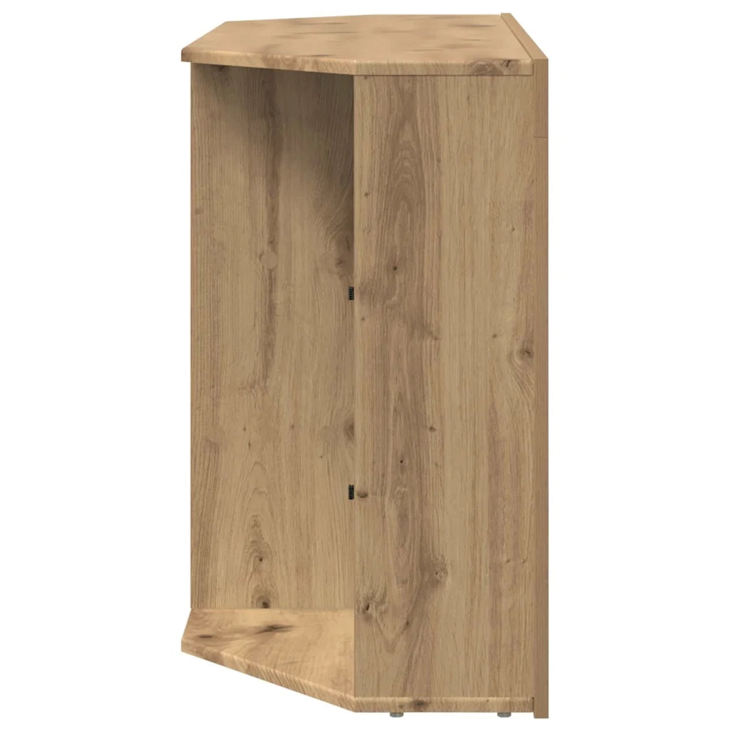 Mobile TV LED Angolare Rovere artigianale 100x40x68cm 889794
