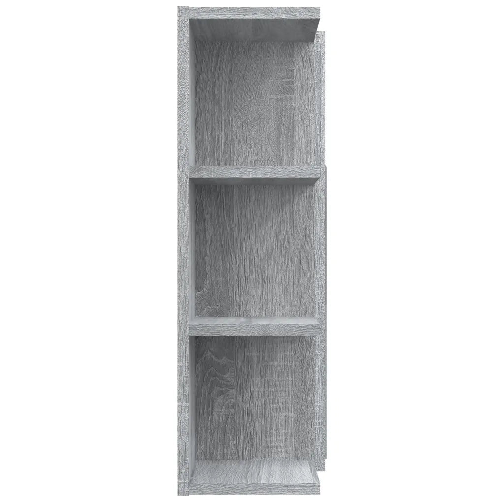 Mobile da Bagno Grigio Sonoma 80x20,5x64cm in Legno Multistrato 815523
