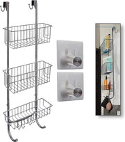 Piastra doccia con ripiano per spezie, mensola angolare per cucina e bagno 30D x 11L x 86A cm