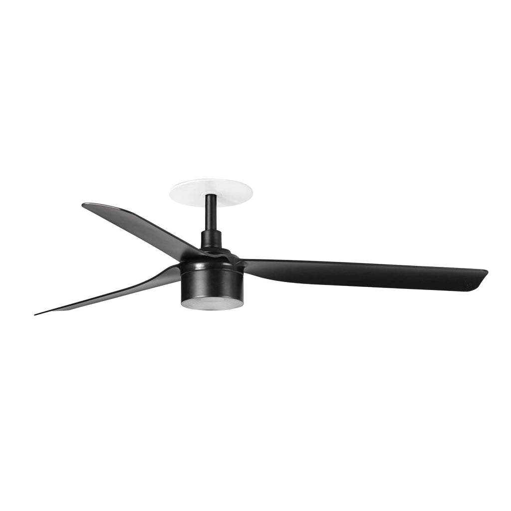FARO Faro punt tek M recess Ø1300 nero opaco acciaio 3P 3000K FARO-33815R3N