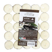TEA LIGHT PROFUMATE ALLA VANIGLIA IN CONFEZIONE DA 50 PEZZI