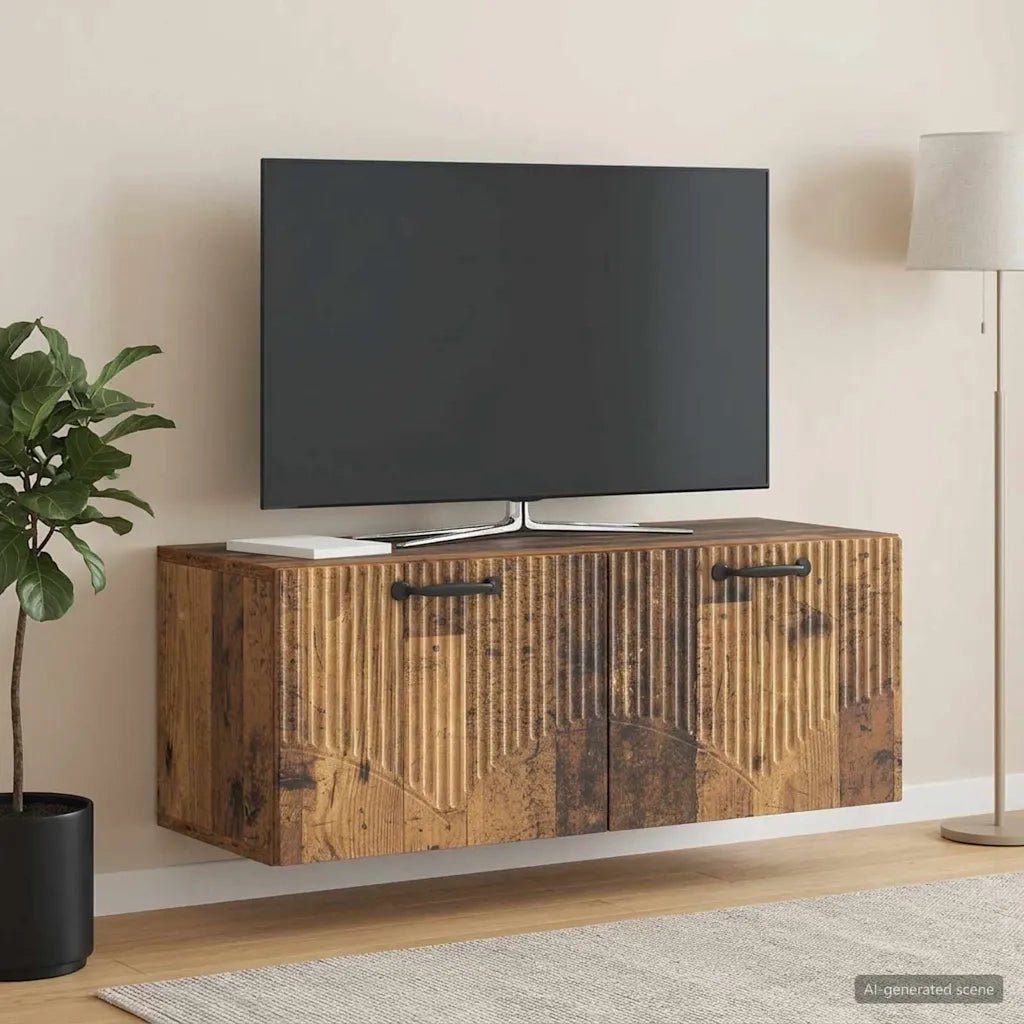 Mobile Porta TV da Muro Legno antico 78,5 x 31 x 30 cm 899063