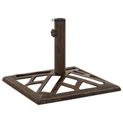 Base per Ombrellone Bronzo 44x44x31 cm in Ghisa CFW6223780
