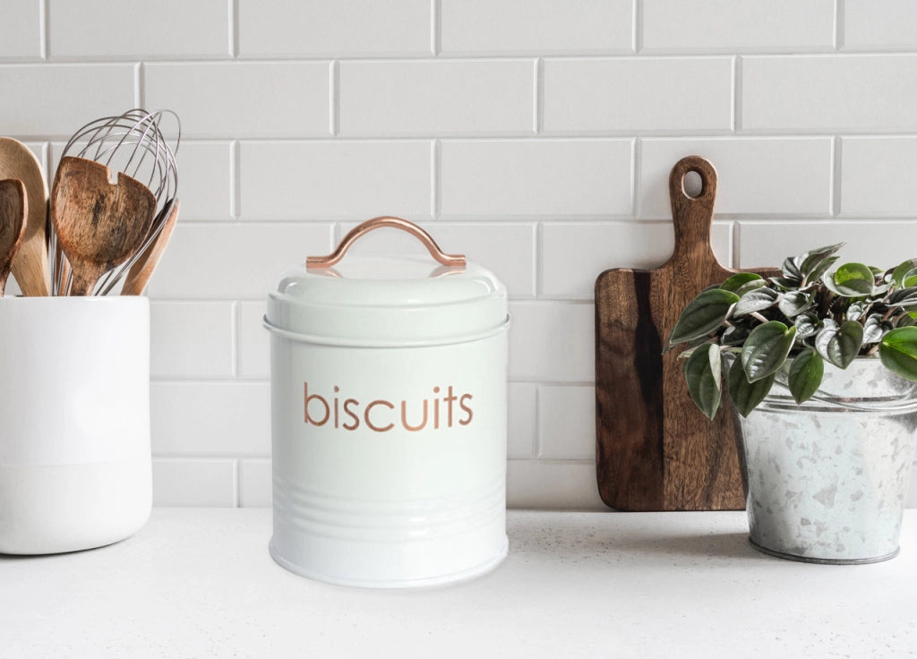 Barattolo Contenitore Ermetico Scatola Alimenti Cucina Con Coperchio Copper - Barattolo - Biscotti