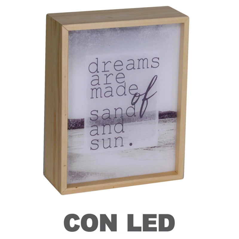 Lampada led scritte cm20x8h26