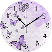 Orologio da Parete Decorativo, Silenzioso, Senza Tonomia, Batteria, 25 x 25 cm, per Casa, Salotto, Cucina, Bagno, Camera