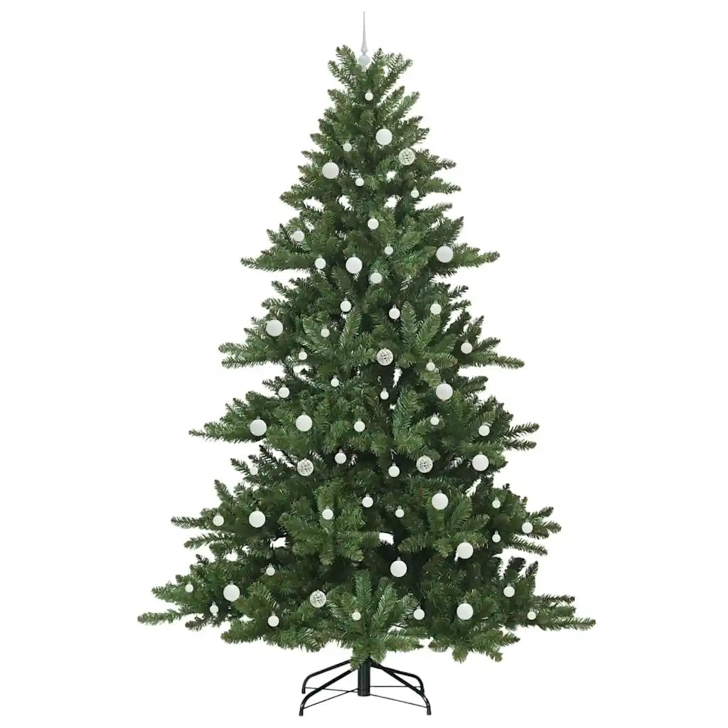 Albero di Natale Artificiale con Rami Pieghevoli Verde 240 cm