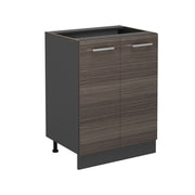 Vicco Mobiletto base cucina Grigio nobile 60 cm senza piano di lavoro