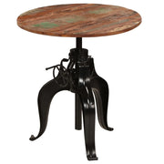Tavolo da Bar in Legno Massello di Recupero 75x(76-110) cm cod mxl 19157