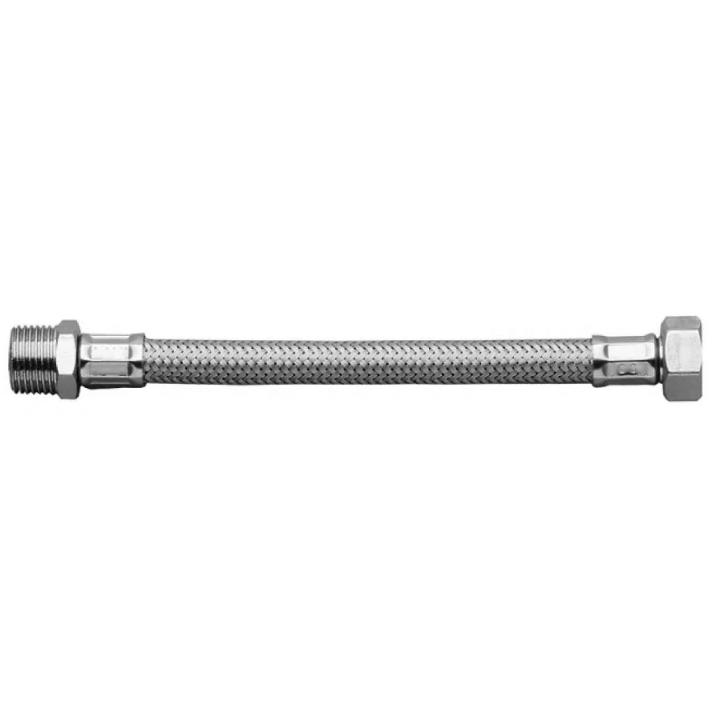 FLESSIBILE IN ACCIAIO INOX CM 100 M.F.1/2