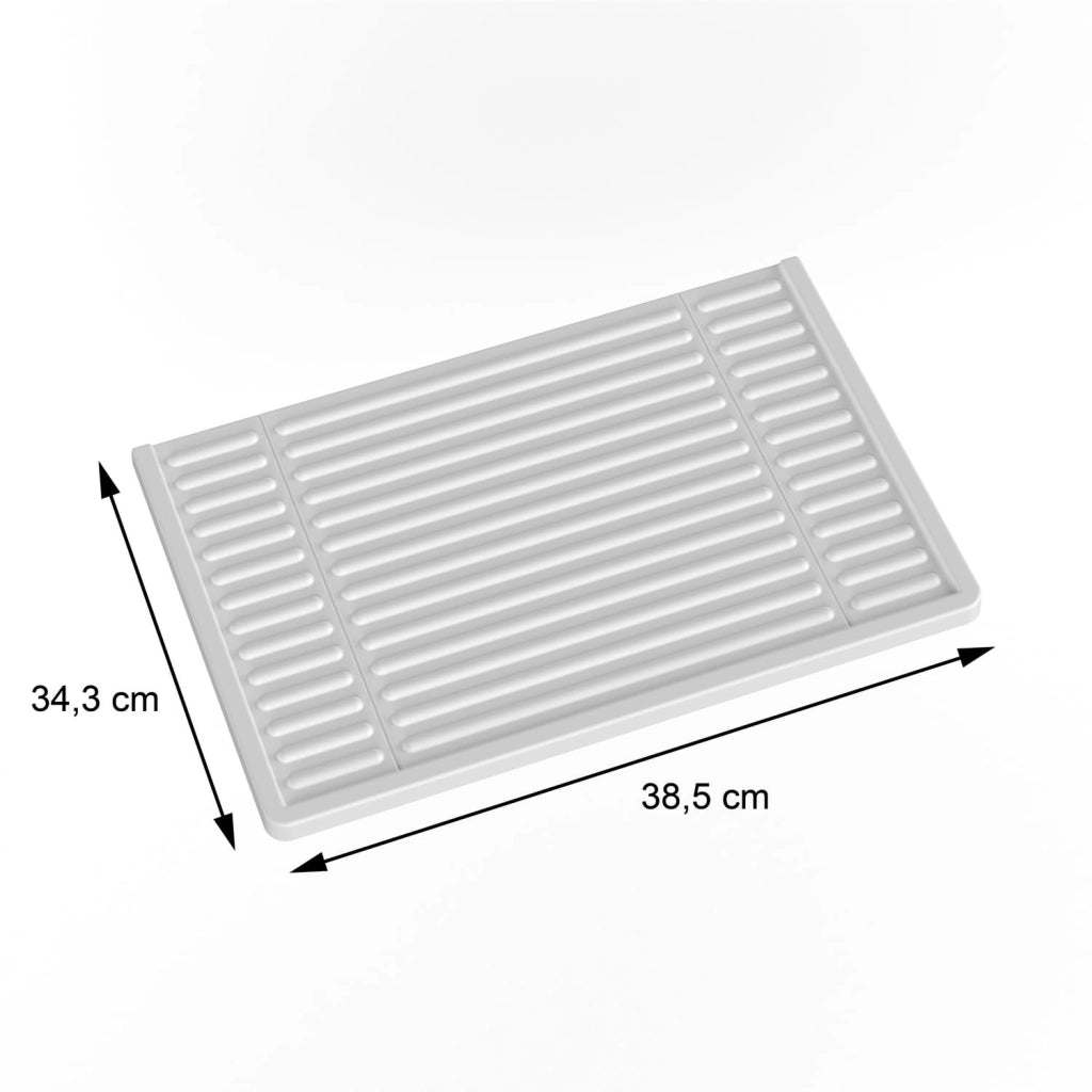 Mobile Lavatoio in PVC Bianco con Sifone 60 CMX50X85H