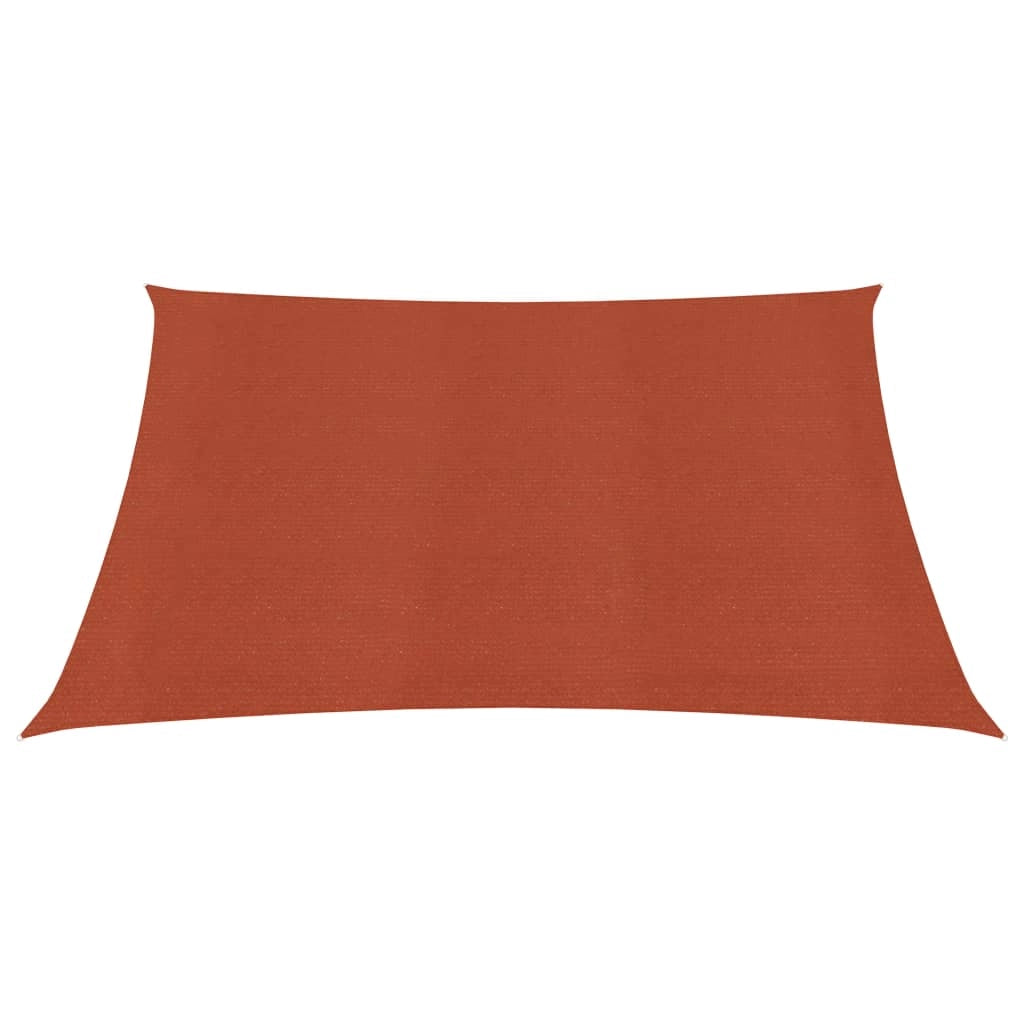 Vela ombreggiante/ombrellone 160 g/m² terracotta 2 x 2 m HDPE 02_0009340