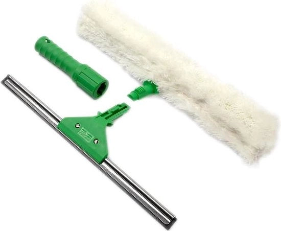 Wisser per finestre zucchero in gomma morbido colore verde-bianco dimensione 25 cm VP250