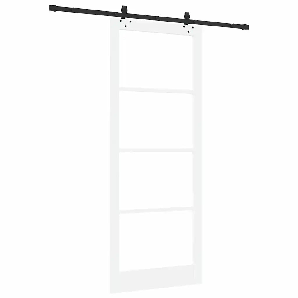Porta Scorrevole ORKDAL Bianco 93 x 232 cm Legno e metallo 3332208