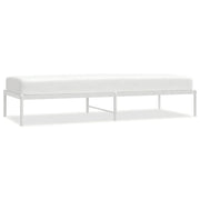 Letto singolo | Letto per adulti | Giroletto in Metallo Bianco 80x200 cm