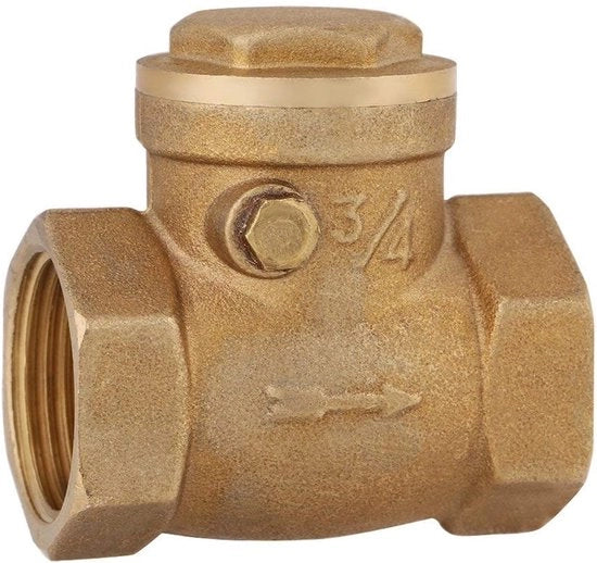 Terugslagklep DN20 in rame unidirezionale acqua stagna 232psi installazione facile acqua di scarico