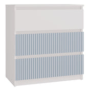 Cassettiera MALWA M3 ARTESO blu blu per camera e soggiorno