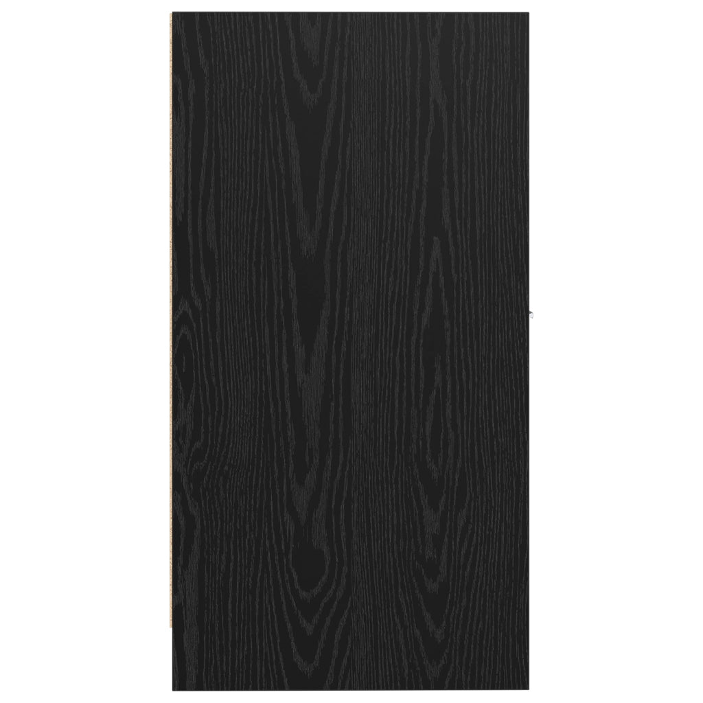 Armadio da Farmacia in Rovere Nero 30x41x77,5 cm in Legno Ingegnerizzato