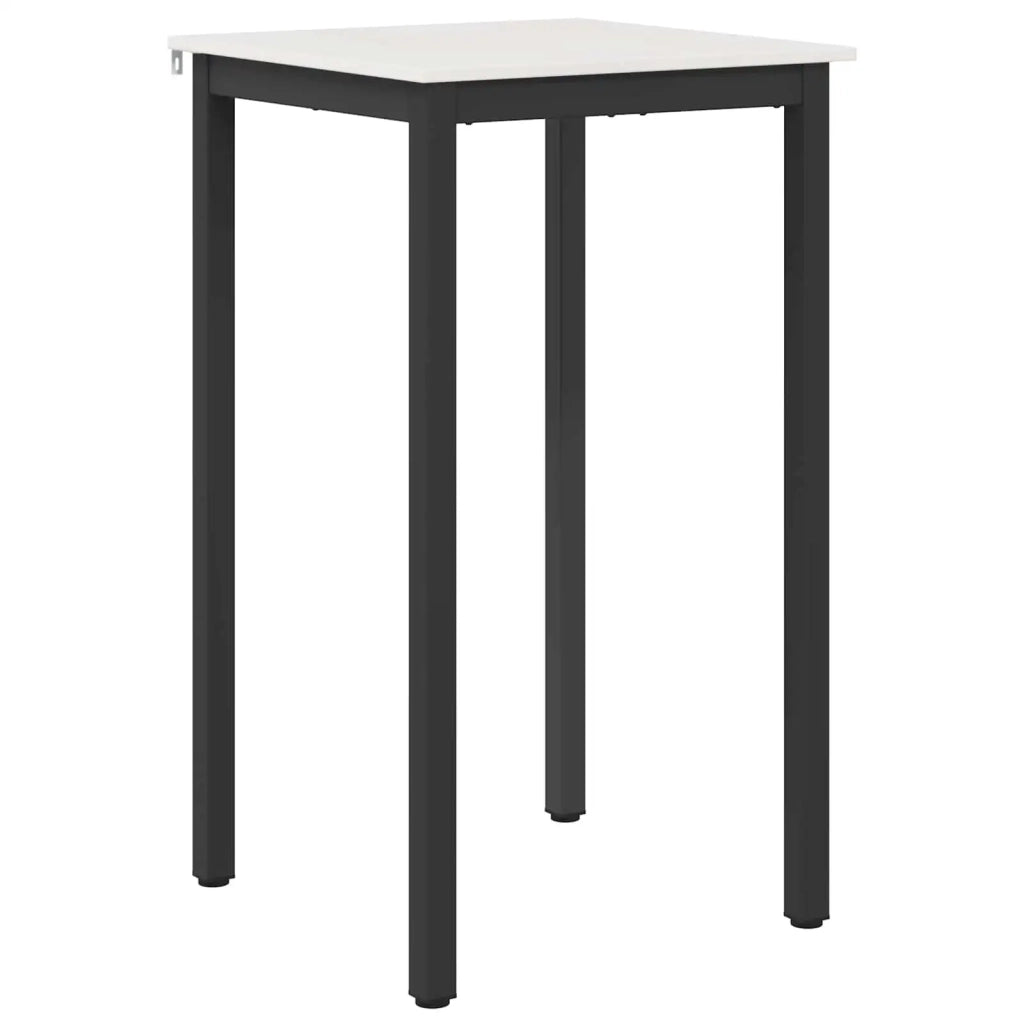 Tavolo da bar Bianco 60 x 60 x 105 cm Pino massello 892798