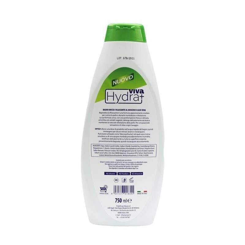 HYDRA VIVA+ BAGNO DOCCIA 750ML MUSCHIO & ALOE VERA