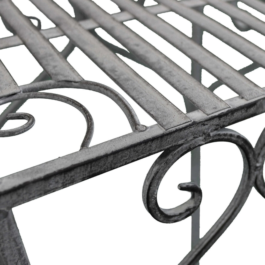 Set di 3 fioriere bianco ossidato in Acciaio cm 30x30x72 - NARDI