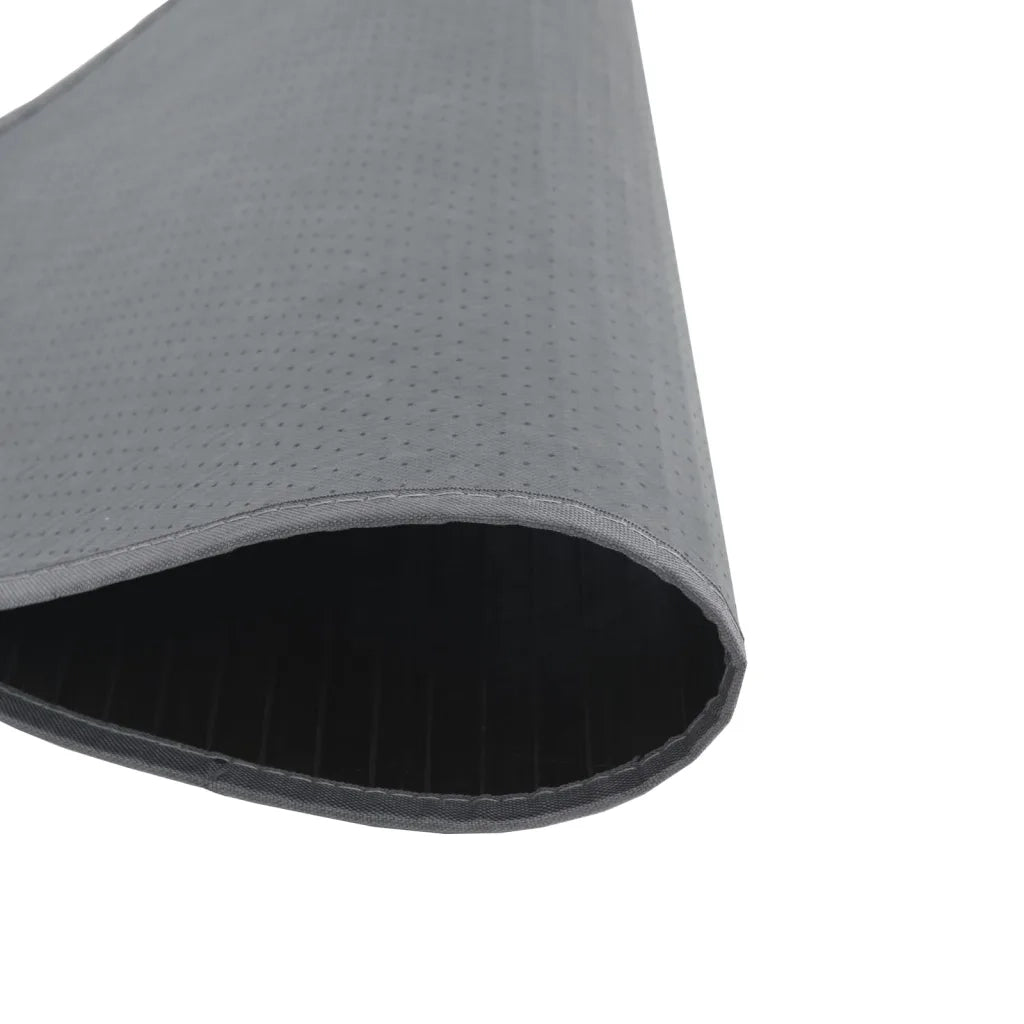 Tappeto Rotondo Grigio 100 cm in BambÃ¹