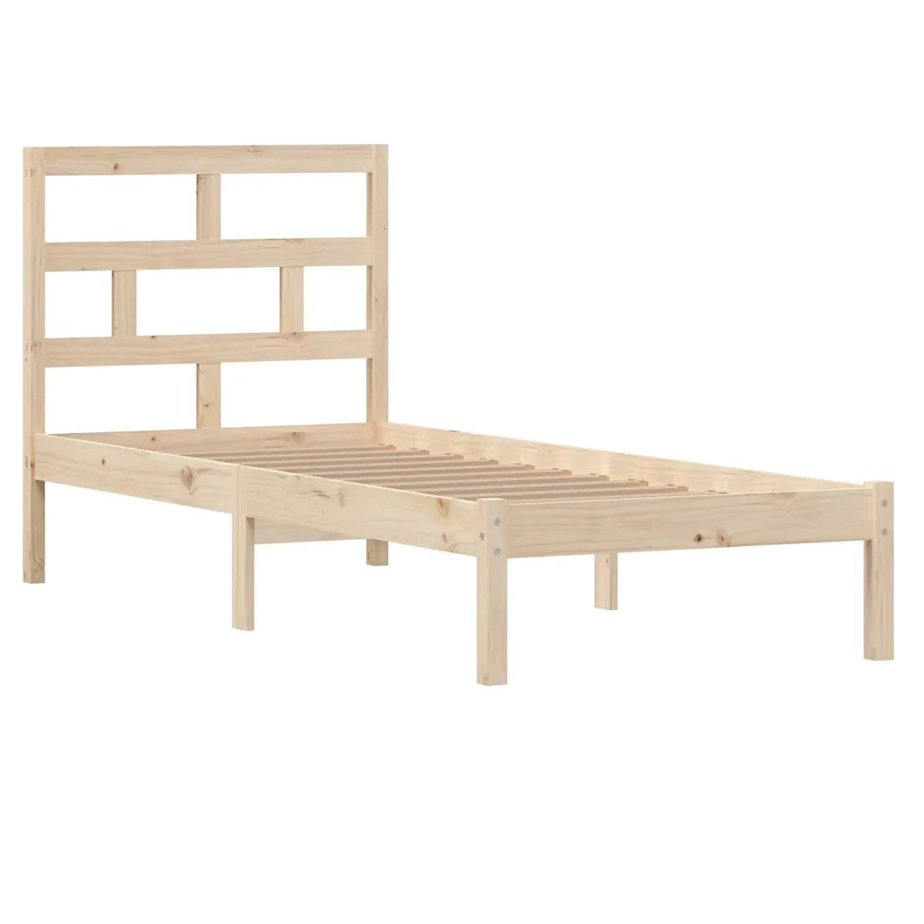 Letto singolo | Letto per adulti | Giroletto 75x190 cm Small Single in Legno Massello