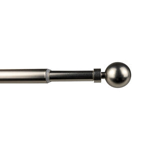 BASTONE METALLO D 12/9  70/120CM PALLA NICHEL- 1,0 pz