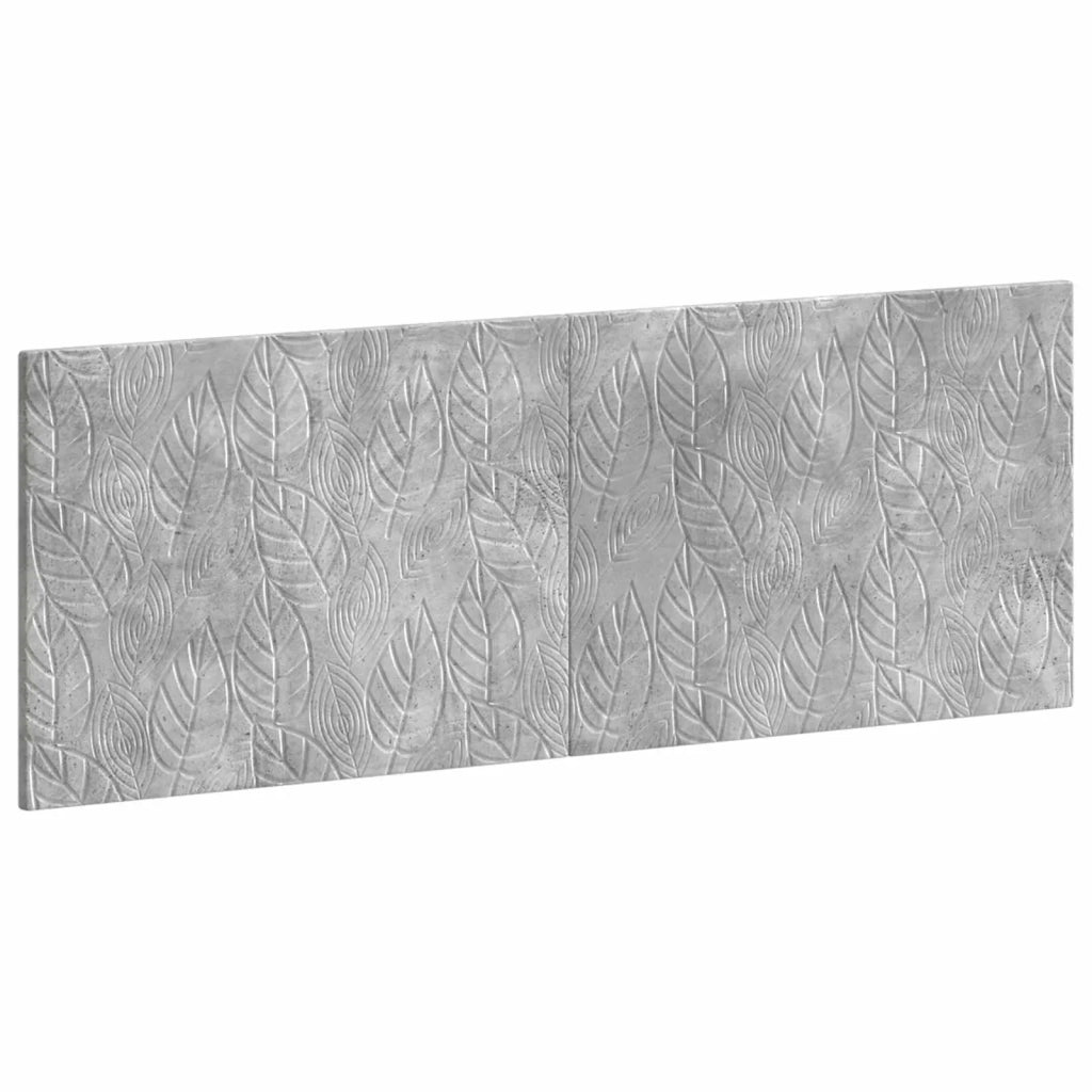 Testiera da Muro DELFT Grigio Cemento Legno ingegnerizzato 897178