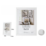 Trade Shop - Cornice Per Foto Fotografie Quadri Tele Poster Portafoto 9 X 13 Cm Bianca 63144 -