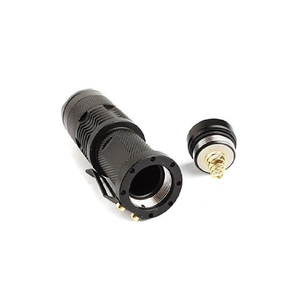 Trade Shop - Mini Torcia A Luce Bianca 500 W 800 Lumes Ricaricabile Resistente Con Gancio -