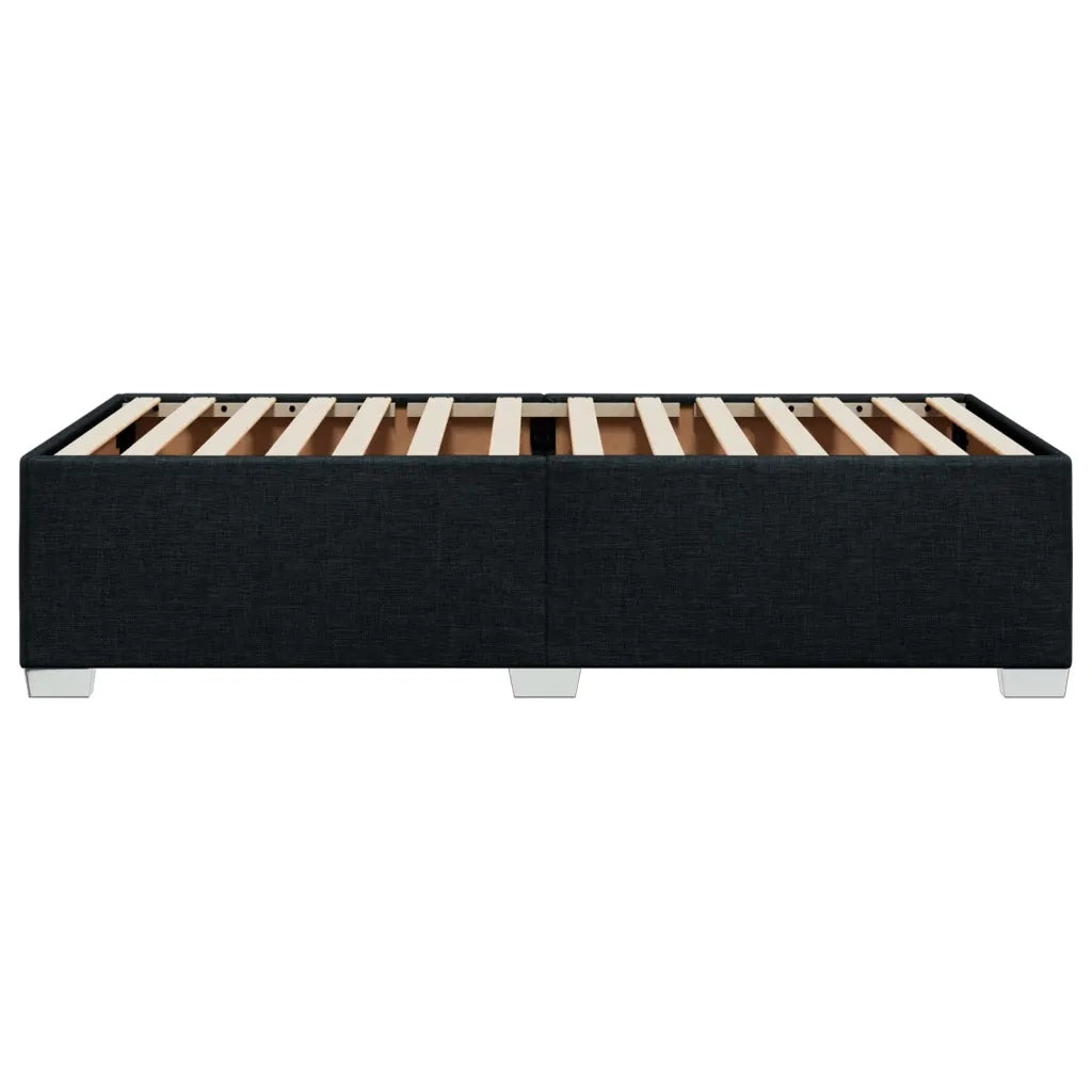 Giroletto senza Materasso Nero 80x200 cm Tessuto