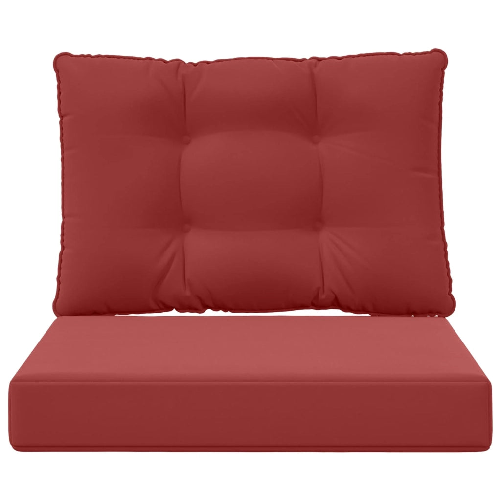 Cuscino per divano da esterno 2 pcs Rosso vino Poliestere