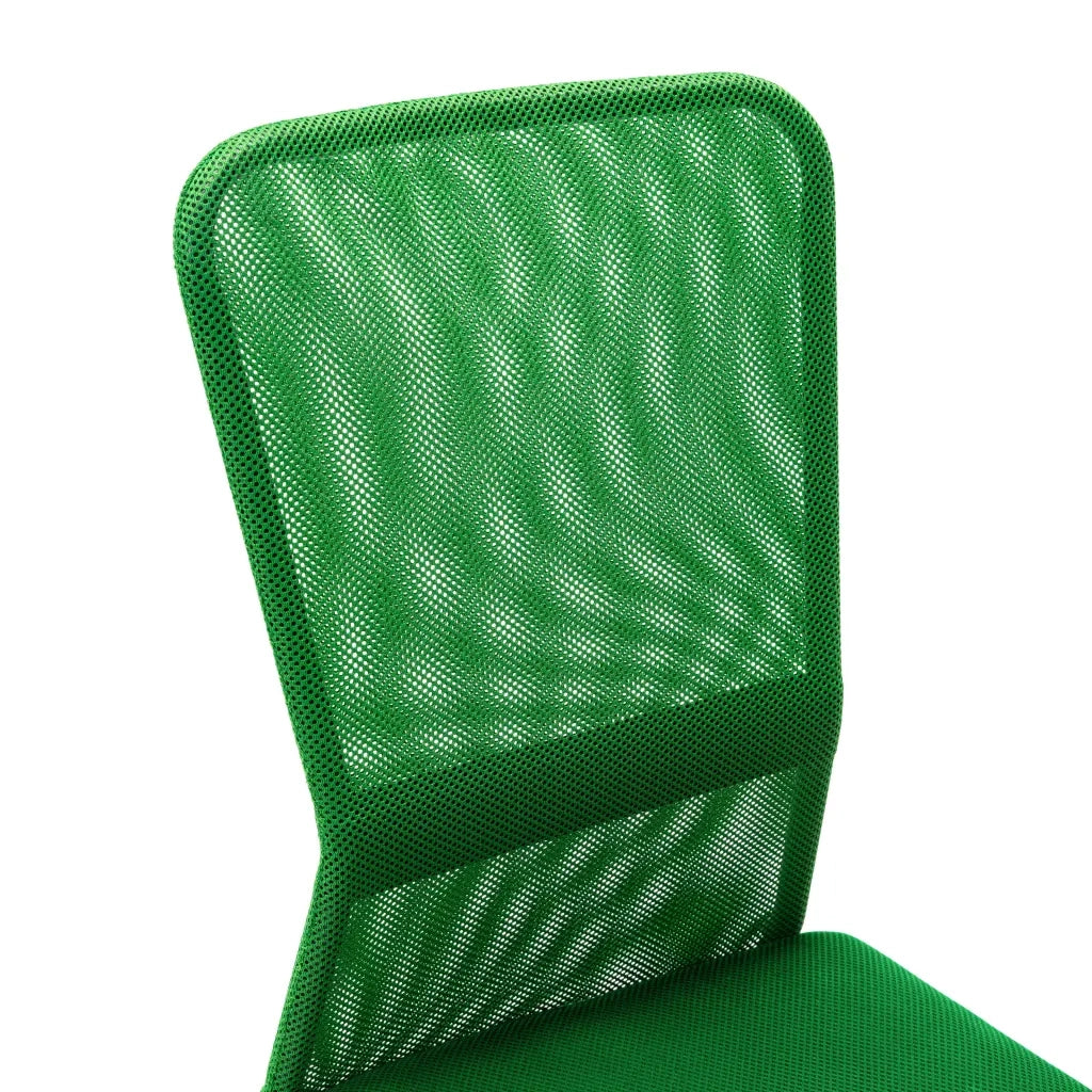 Sedia da Ufficio Verde 44x52x100 cm in Tessuto a Rete 289514